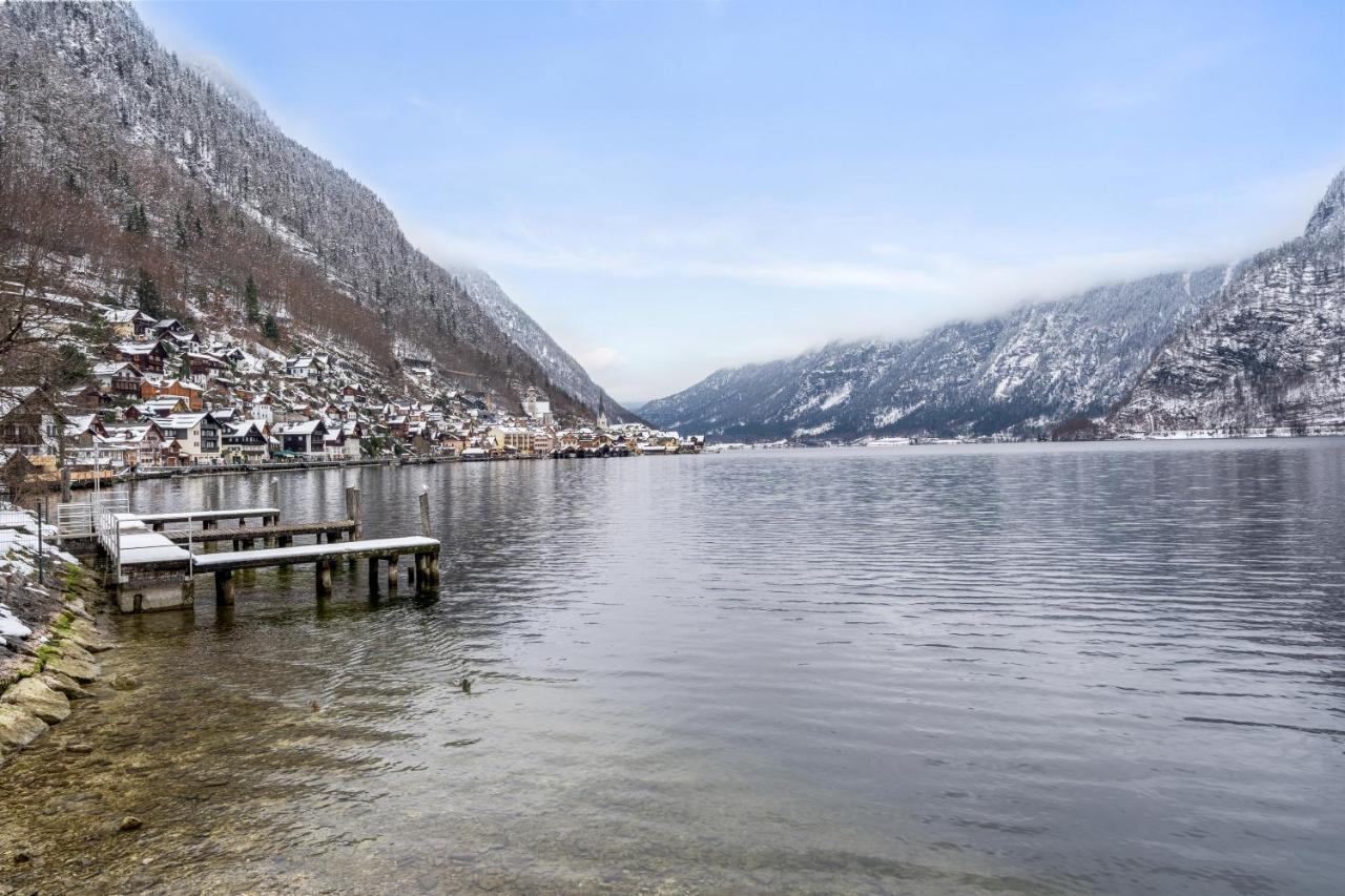 Hallstatt Lakeside Top 4 - Zimmer Mit Balkon Bagian luar foto